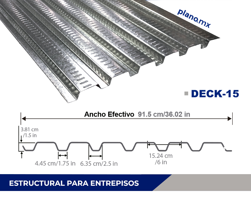 Estructural para Entrepisos D15