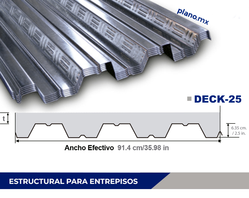Estructural para Entrepisos D25